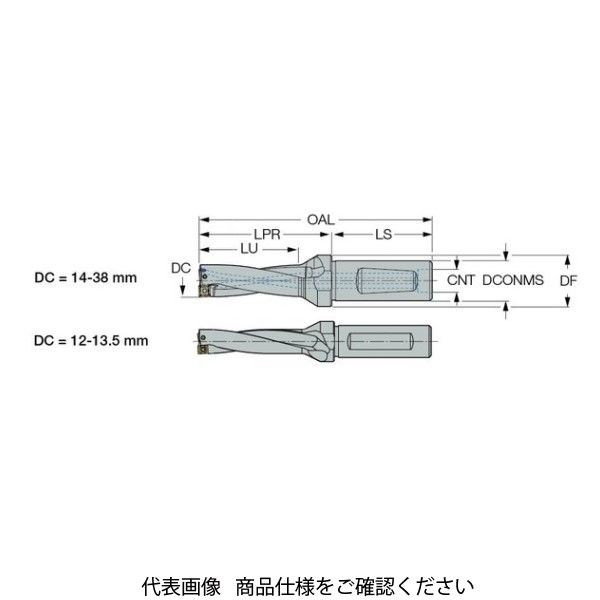 イスカル スローアウェイドリル DR033ー099ー32ー09ー3DーN(3201832 DR033-099-32-09-3D-N 1本（直送品） -  アスクル