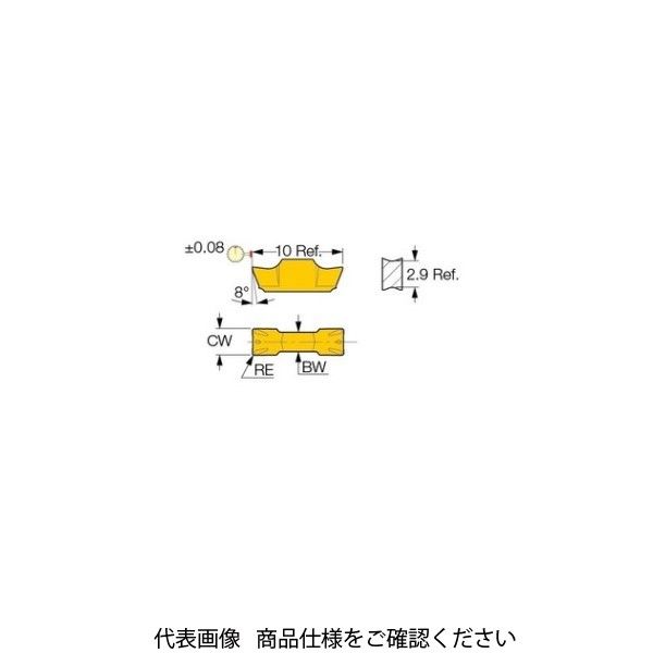 イスカル TAチップ GEMI3002NIC808 1セット(10個)（直送品） - アスクル