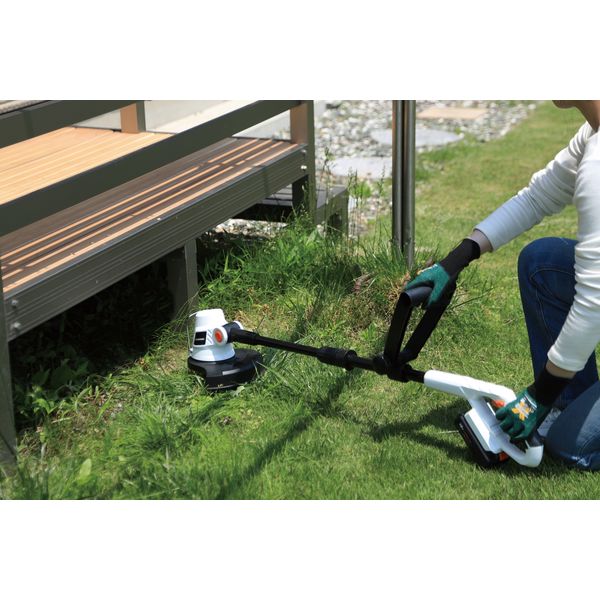 アイリスオーヤマ 充電式 草刈り機 コードレス 刈込幅230mm 電動工具