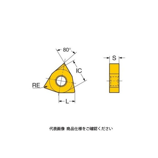 サンドビック TAチップ WNMG080408ーWMX3210 WNMG080408-WMX3210 1セット(10個)（直送品） - アスクル