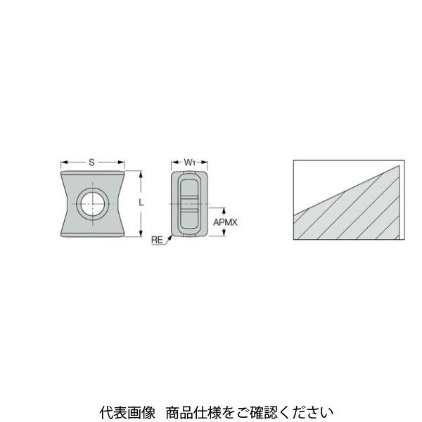イスカル TAチップ LNAR1106PNーNーPIC07(5603507 LNAR1106PN-N-PIC07 1セット(10個)（直送品）