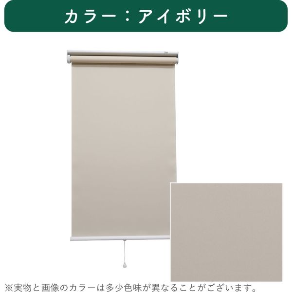 【規格品】ロールスクリーン 幅180×高200cm（アイボリー） 4975559789194 1セット トーソー（直送品）