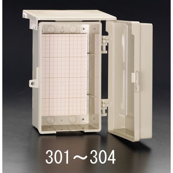 エスコ 195x295mm ウォールボックス EA940CS-302 1セット(3個