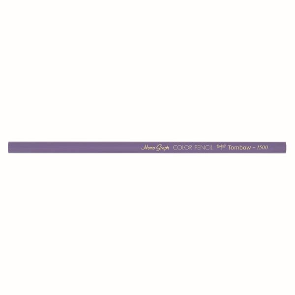 トンボ鉛筆 色鉛筆 単色 藤紫 1500-20 1ダース（12本） - アスクル