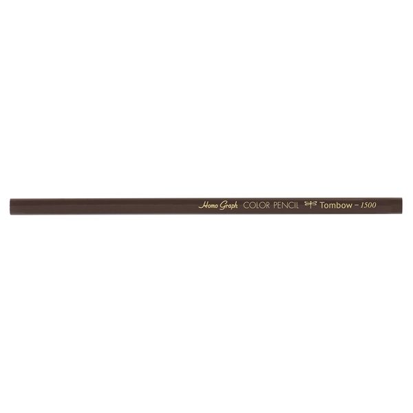 トンボ鉛筆 色鉛筆 単色 茶 12本入 1500-31 1ダース - アスクル