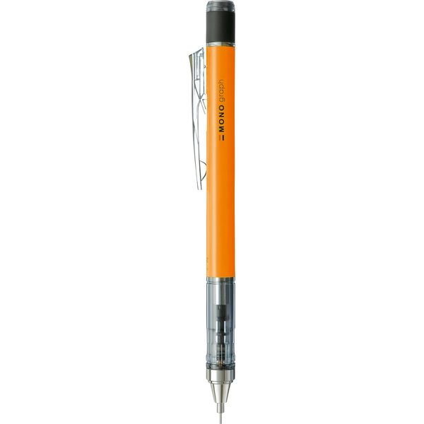 トンボ鉛筆 シャープモノグラフネオンオレンジパック DPA-134D 5本