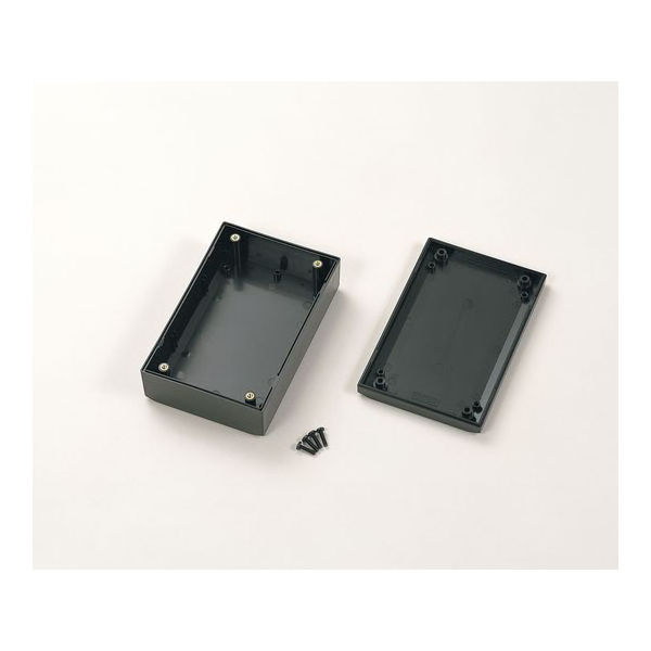 タカチ電機工業 PR型カバー脱着プラスチックケース 黒 PR140B 1