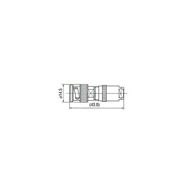 トーコネ BNCコネクター（3D、5D、3C、5Cケーブル用プラグ） BNCP117NA