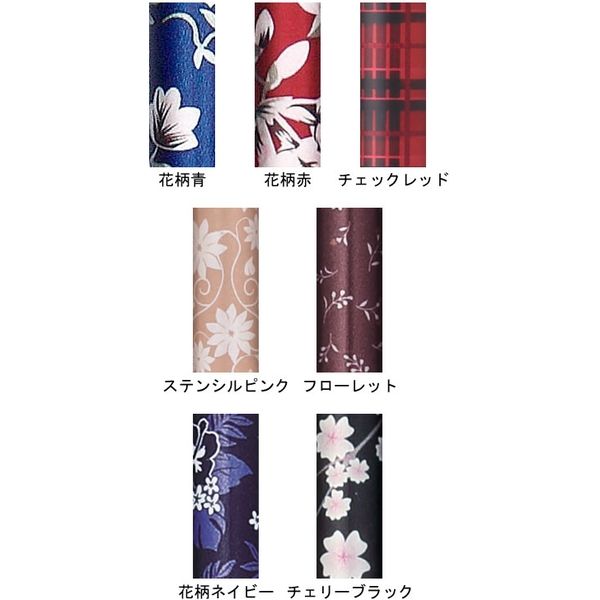 アルミ製長さ調節杖 タータンチェック グリーン 紐解け