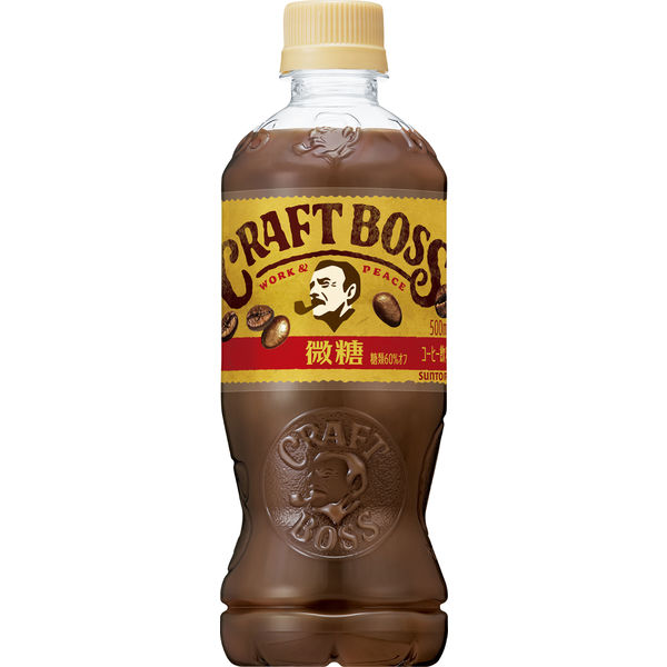 サントリー クラフトボス 微糖 500ml 1箱（24本入） - アスクル
