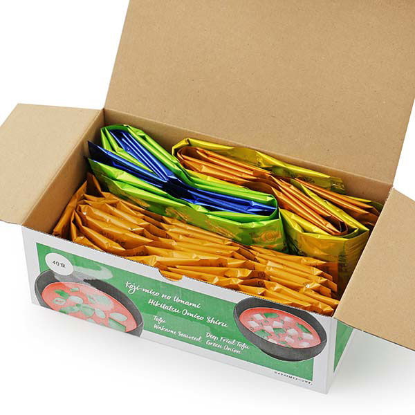 ひかり味噌 糀みその旨み引き立つおみそ汁 ー4種の具材ー 1箱 (40食入