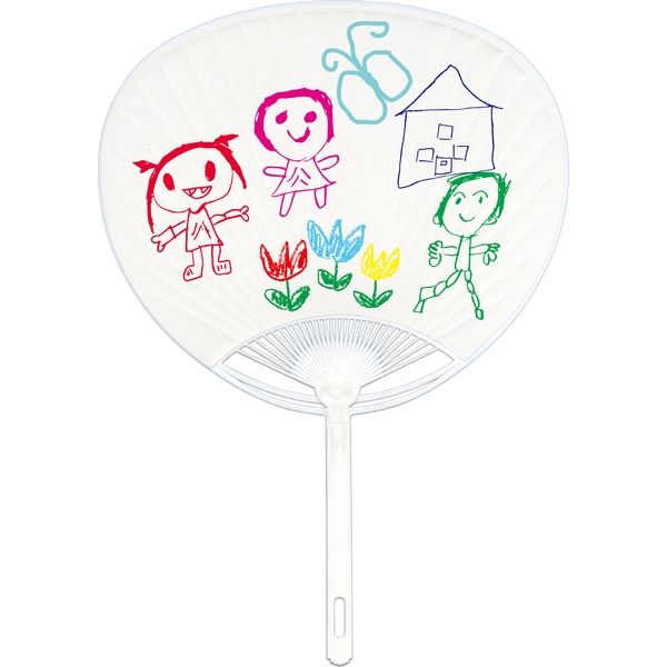 九十九商会 白うちわ AA-911 1箱(25本入) - アスクル