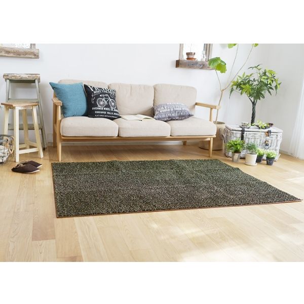 スミノエ FIT SIZE RUG ミランジュ ラグ 防ダニ 1850×1850mm ブラウン 4549781207094 1枚（直送品）