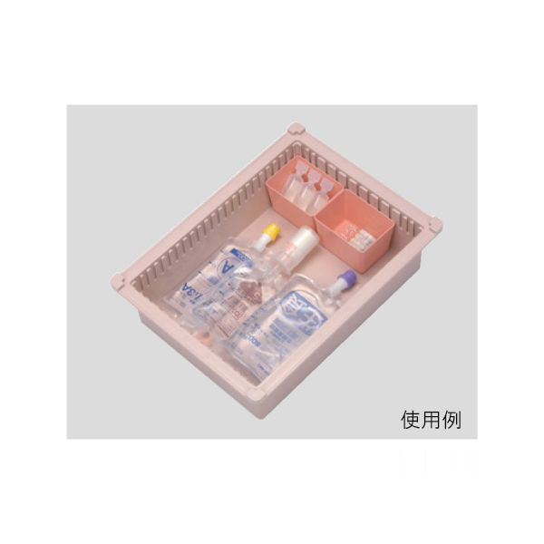 サカセ化学工業 アンプルケース(W80×D55×H70mm)ピンク AT-5 1個