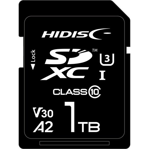 磁気研究所 HIDISC SDXCカード 1TB U3/V30対応 HDSDX1TCL10UIJP3 - アスクル