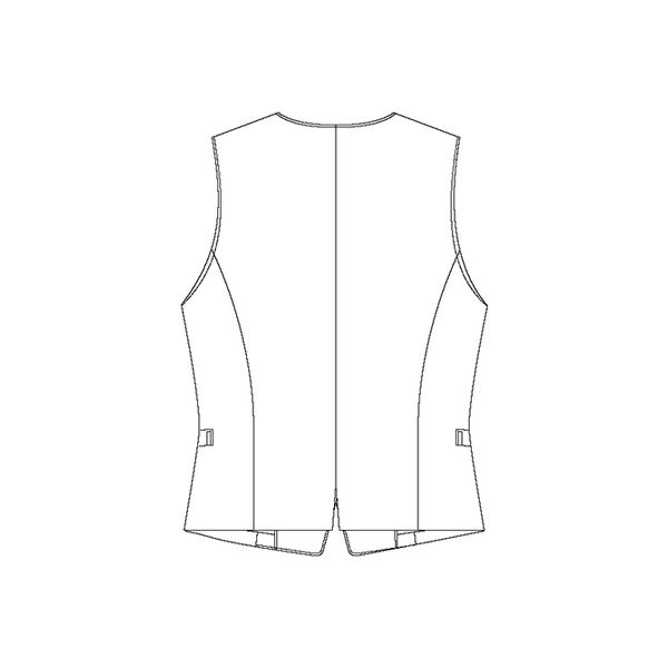 ベスト 裏地付 黒チェック BG6002-0 レディース 女性用 レディス スッキリシルエット ストレッチ 家庭洗濯 フォーマル 制服 ユニフォーム 住商モンブラン MONTBLANC（ユニフォーム） ベスト 裏地付 黒チェック BG6002-0