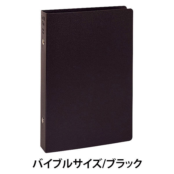 レイメイ藤井 聖書サイズ リング20mm リフィルファイル ブラック