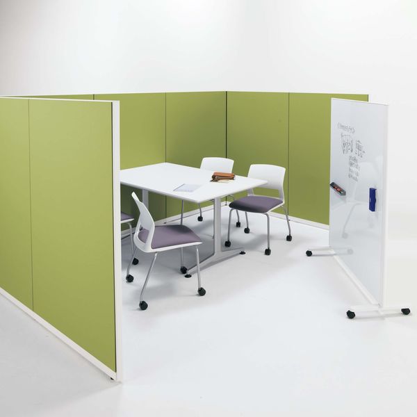 組立設置込】コクヨ PU/α スクリーン 全面クロス 3連 幅3030×奥行455