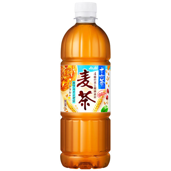 アサヒ飲料 十六茶麦茶 660ml 1箱（24本入） - アスクル