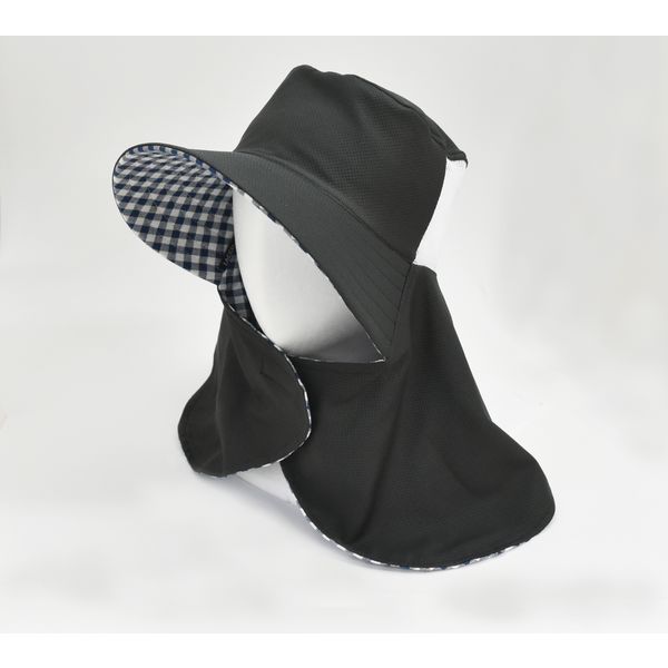 ヤマショウ 冷感リバーシブル農用フード 綿/麻 YCH-038（直送品