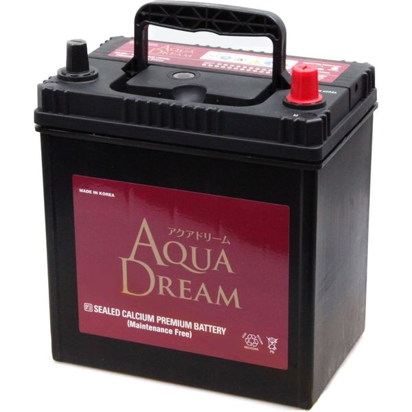 カー用品】AQUA DREAM（アクアドリーム） 国産車用バッテリーアイドリングストップ車用 AD-MF M-60 1個（直送品） - アスクル