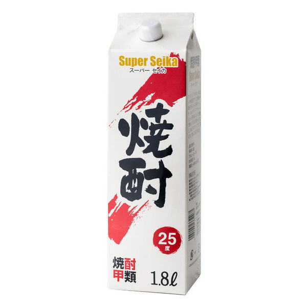 東亜酒造 スーパーセイカ 甲類 25度 1.8L 1本 焼酎 - アスクル