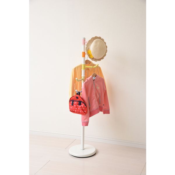 山善 YAMAZEN 回転式ジュニアポールハンガー 幅315×奥行315×高さ1205mm