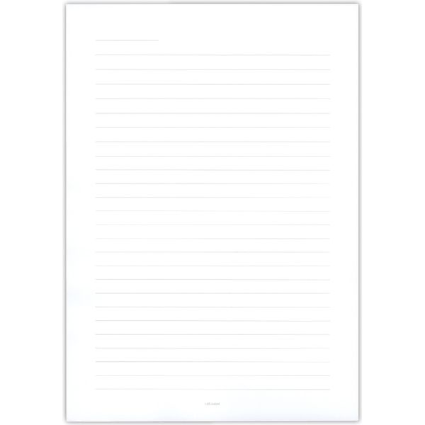 Amazon | 古川紙工 便箋 横書き 美濃和紙 徳用 50枚 白古 LQ05