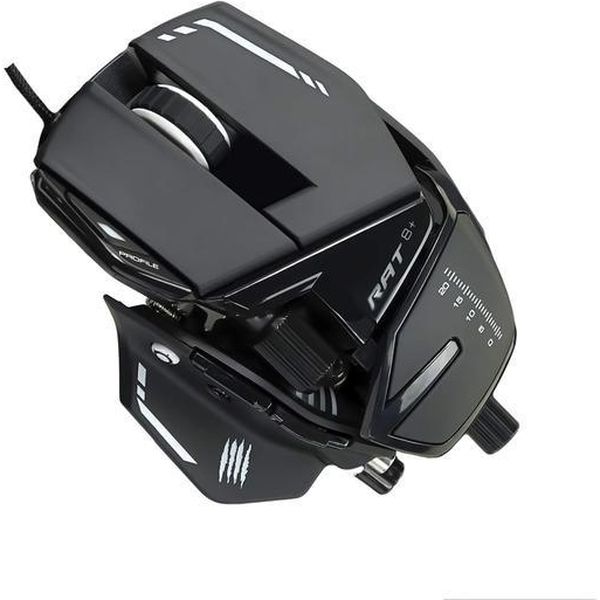 MAD CATZ R.A.T. 8+ 有線ゲーミングマウス 黒 MR05DCINBL000-0J 1台