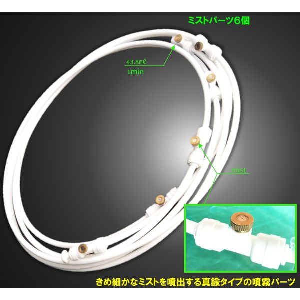 グリーンクロス 熱中症対策 ウォーターミストキット 現場用 6300004300