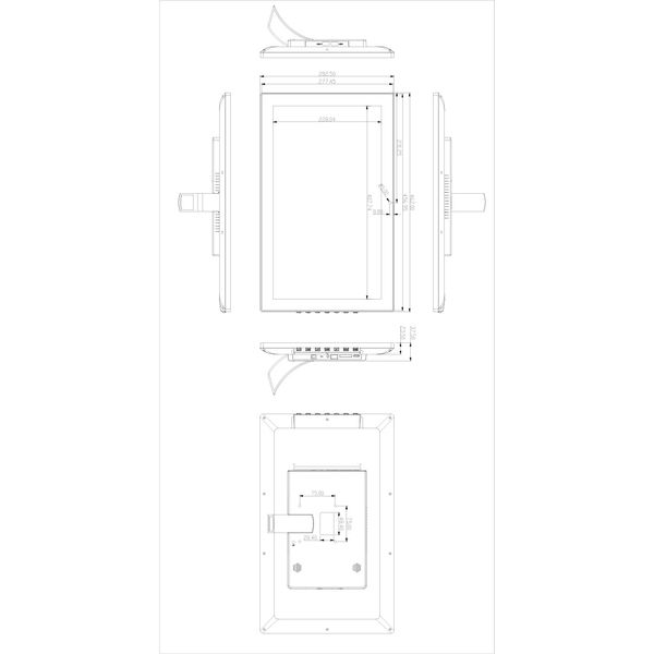 KMA GP18.5インチ電子POPモニター 1台入 246-GP185-BK 1台（直送品