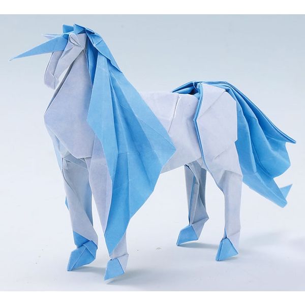 トーヨー 超難解折紙30cm ユニコーン(専用用紙2枚・おりがみ4枚・折り
