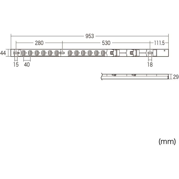 サンワサプライ 19インチサーバーラック用コンセント 200V(30A) TAP