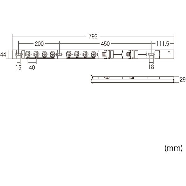 サンワサプライ 19インチサーバーラック用コンセント 200V(30A) TAP