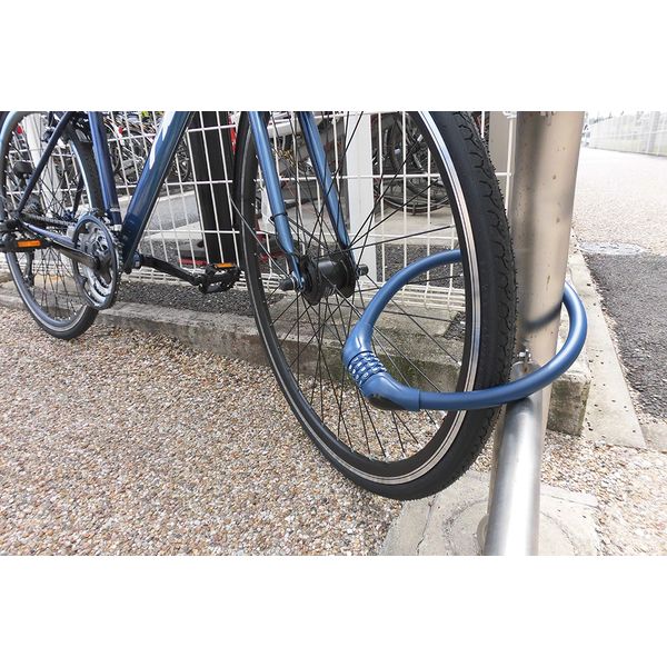 サギサカ 極太ダイヤルロック 60cm ネイビー 43988 1個 - アスクル