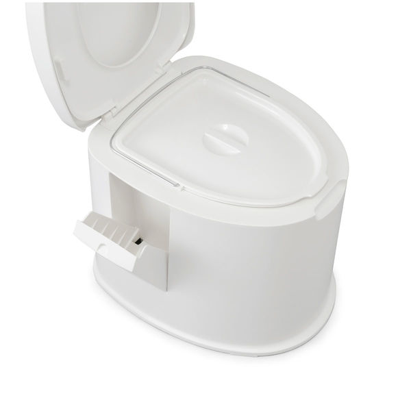 ポータブルトイレ TP-420V (アイリスオーヤマ) ホワイト 組立済み 小物