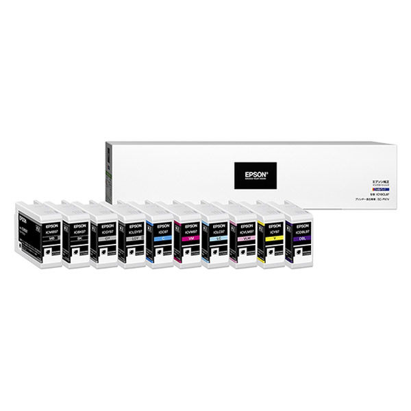 エプソン（EPSON） 純正インク IC10CL97 1パック（10色入） - アスクル