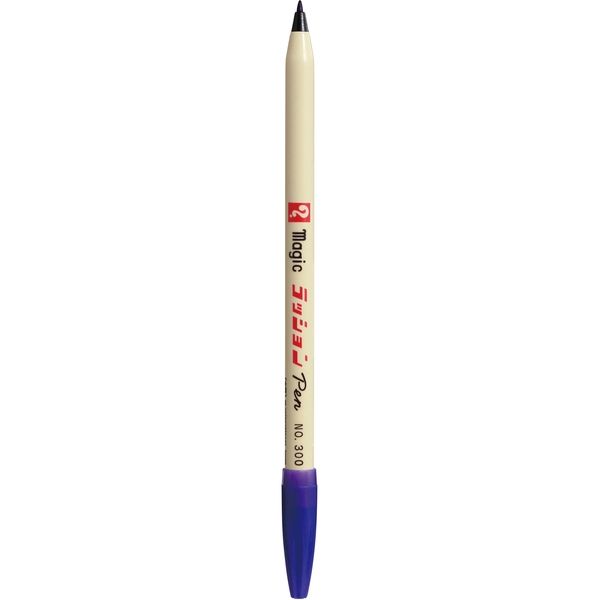 【新品】(まとめ) 寺西化学 水性サインペン マジックラッションペンNo.300 紫 M300-T8 1本 【×300セット】
