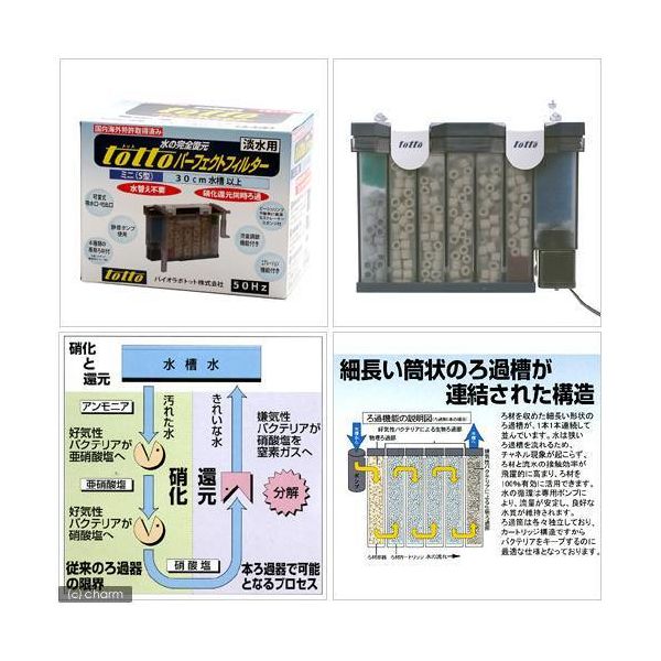 バイオラボトット パーフェクトフィルター ミニ（Ｓ型） 淡水用 ５０Ｈｚ（東日本用） 4546295003051 1個（直送品） - アスクル