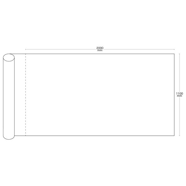 今村紙工 使い捨て不織布ベットカバー1100×2000mmミシン目 50mロール