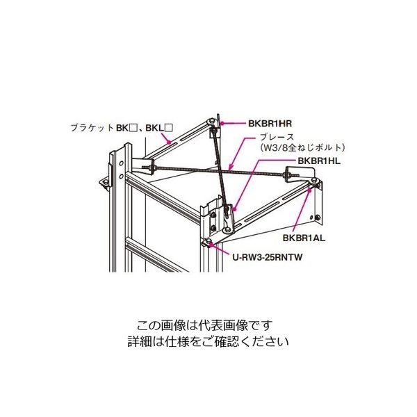 スペシャル特典 ネグロス電工 ブラケット耐震補強金具 BKBR1 1組(直送品 電設用部品・資材