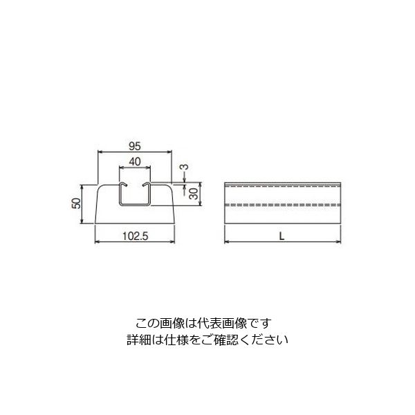 ネグロス電工 タイヤ再生ブロック MKB4505RG 1個（直送品