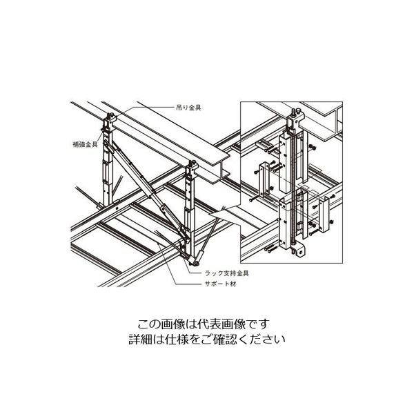 ネグロス電工 ケーブルラック制振システム ZBDS3700 1組(直送品 ネグロス電工 ケーブルラック制振システム ZBDS3700 1組(直送品
