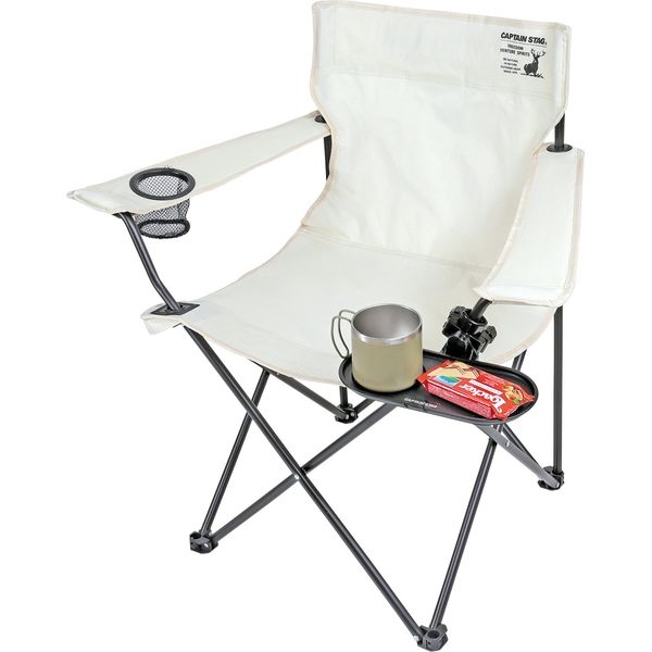 CAPTAIN STAG アウトドアチェア ブラック UC-1833 2脚セット