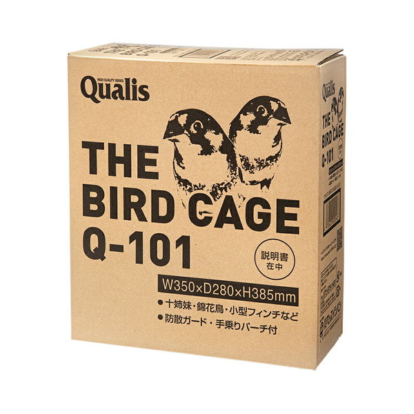 ペッズイシバシ クオリス ＢＩＲＤ ＣＡＧＥ Ｑ-１０１ （３５×２８×３８．５ｃｍ） 4970620020046 1個（直送品） - アスクル