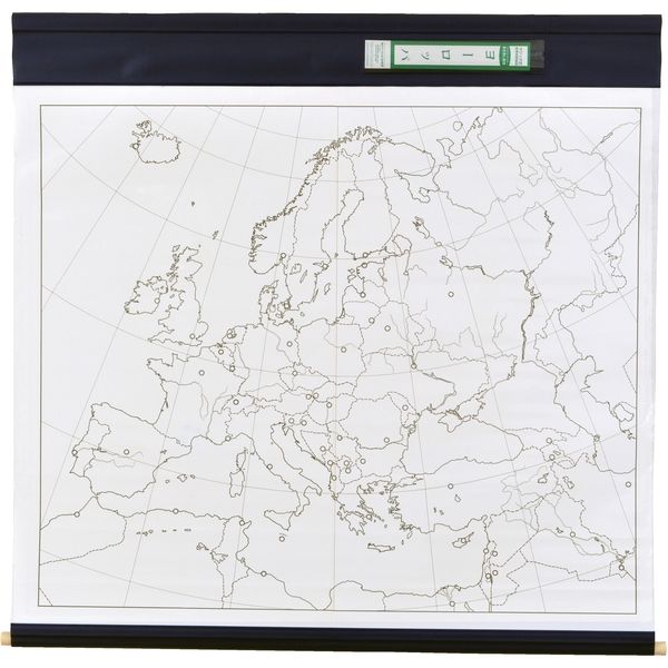 【社会科・地図教材】マジック式世界州別地図 ヨーロッパ州 全教図 1本（直送品）