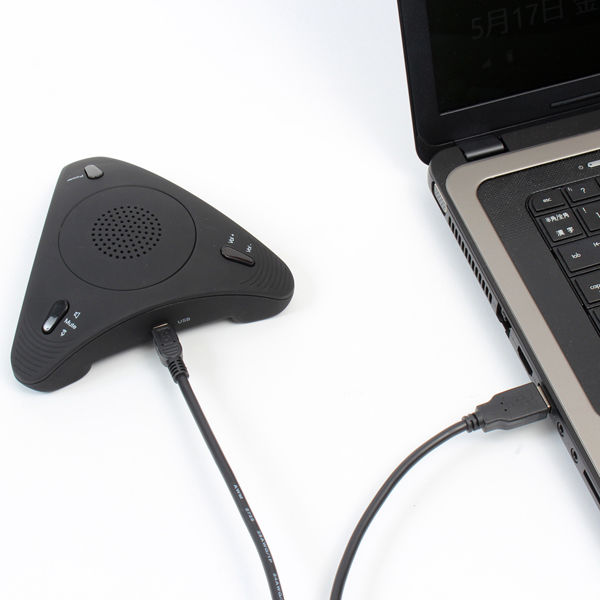 スピーカーフォン 「みんなで話す蔵」 USBSKPMT USB（A）接続 Web会議用 1台 サンコー - アスクル