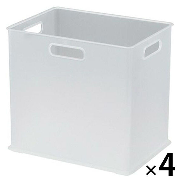 収納ケース squ+ インボックス SD クリア 透明 NIB-SDCL サンカ 4個
