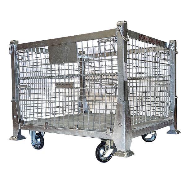 吊りパレット(メッシュパレット)キャスター付 HPGL-1210-CP 1個 ピカ