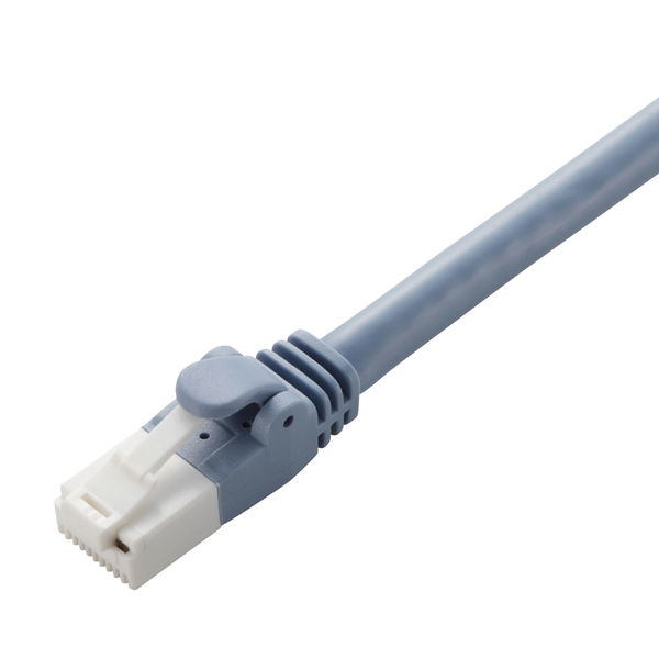 LANケーブル 20m cat6A 爪折れ防止 ギガビット より線 ブルー LD